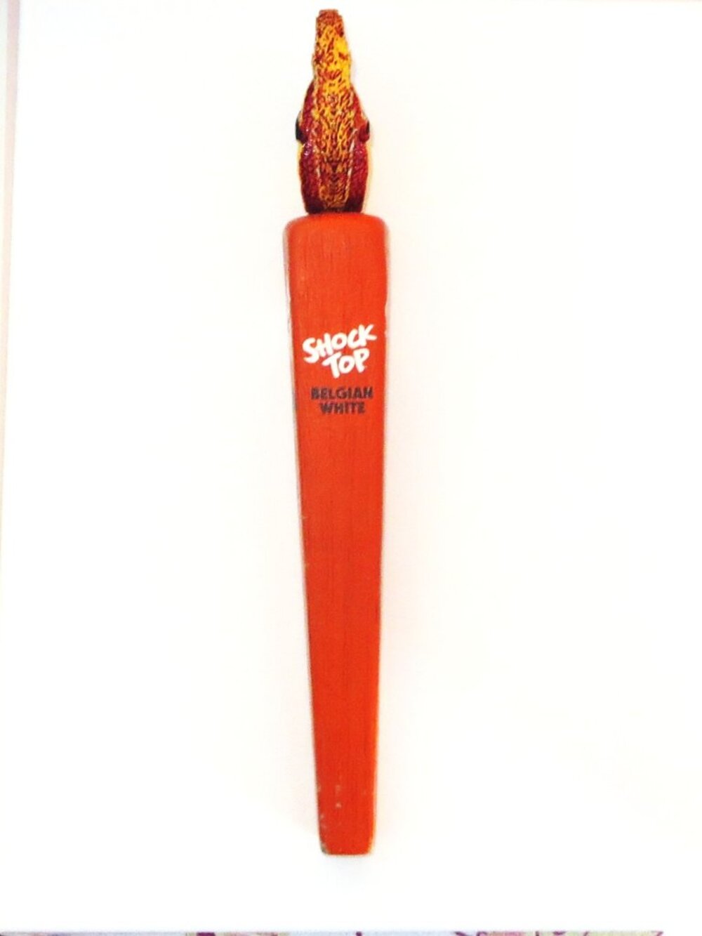 Shock Top Wood Beer Keg Tap Orange Belgian White Home Bar - Picture 6 of 7